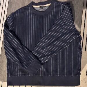 Men’s pinstripe Banana Republic Crewneck Sweatshirt